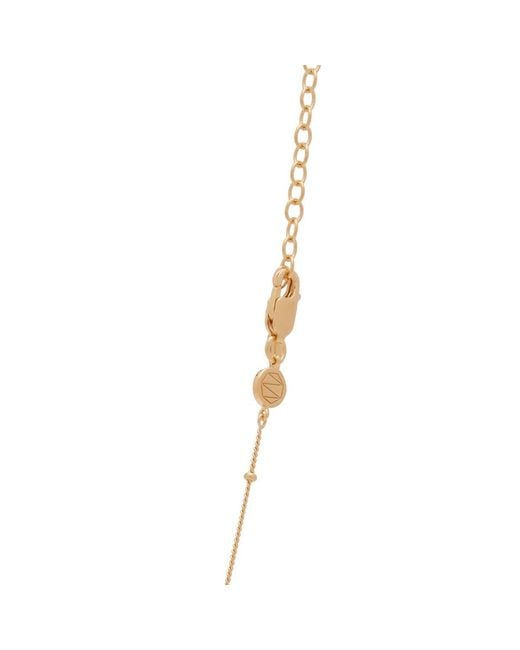 Missoma Metallic X Lucy Williams Square Malachite Necklace