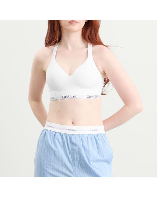 Calvin Klein White Icon Lift Bralette