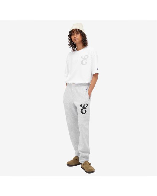 E by END. White Champion For T-Shirt for men