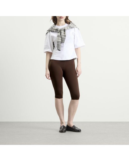 Tala Brown Capri Leggings