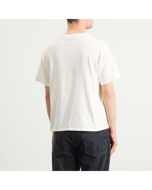 GALLERY DEPT. White Micro Logo T-Shirt for men