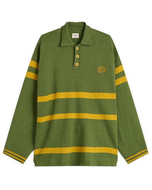 Bode Green Regis Polo for men
