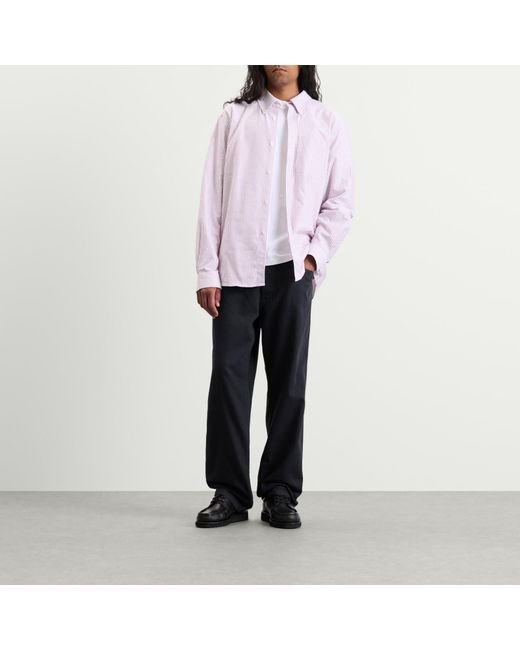 Palmes Purple Deuce Oxford Shirt for men