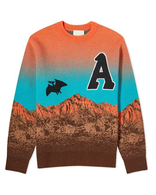 Aries Blue Cave They Verdant Crew Sweat for men