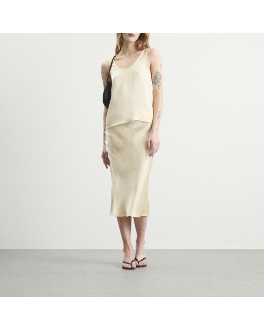 Anine Bing Natural Lea Top