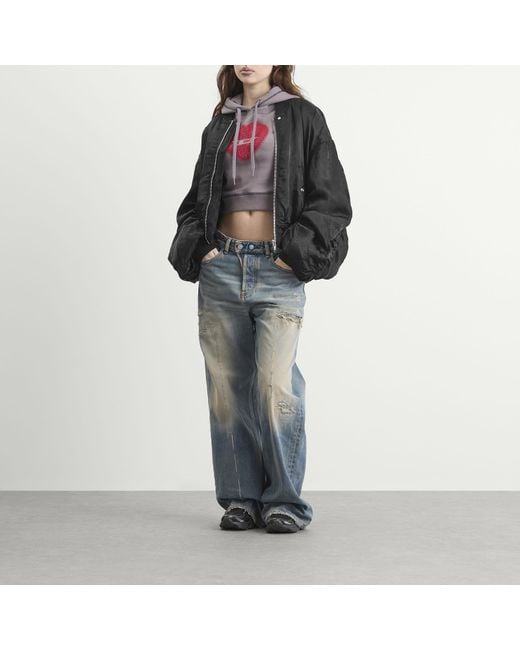 DIESEL Gray F-Slimmy Hoodie
