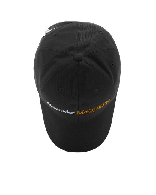 Alexander McQueen Black Logo Cap for men