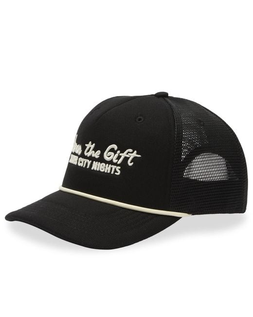 Honor The Gift Black City Nights Trucker Cap for men