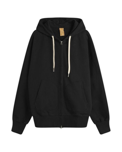 FRIZMWORKS Black Og Heavyweight Zip Hoodie for men
