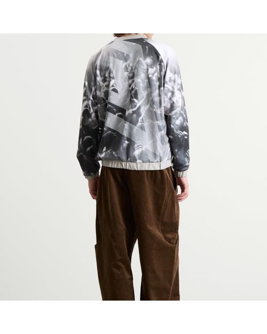 Umbro Gray Reversible Crew Top for men