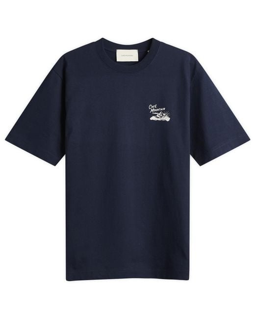 Cafe Mountain Blue Legacy T-Shirt for men