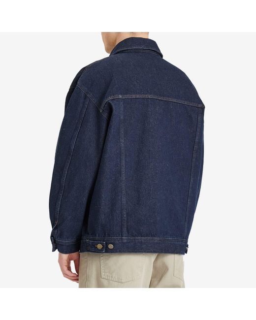 A.P.C. Blue Elvis Denim Jacket for men