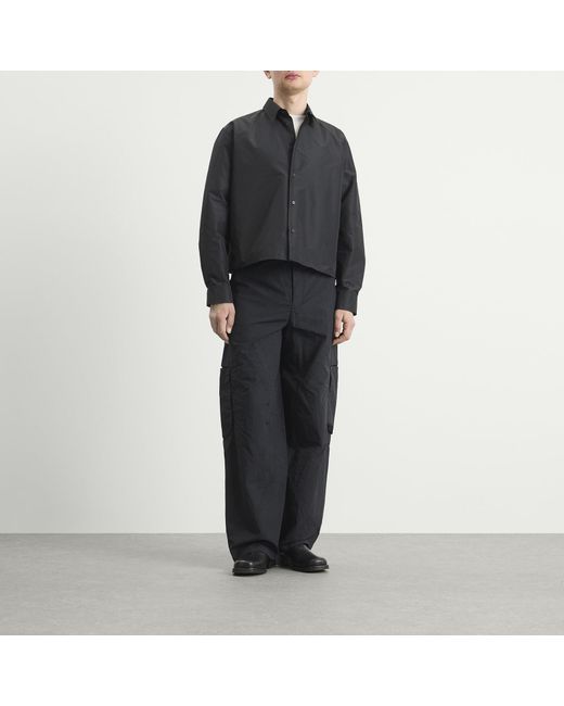 Jil Sander Black Nylon Shirt Jacket for men