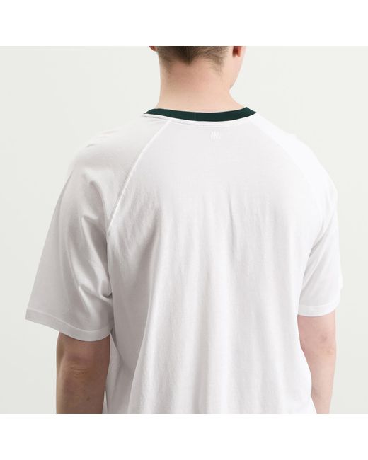 AMI White Mercerised Jersey Adc T-Shirt for men