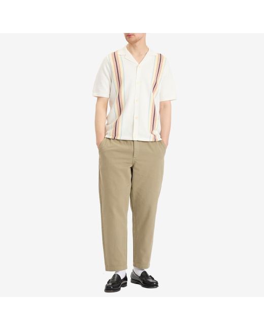 Wax London Natural Ivy Cotton Stripe Vacation Shirt for men