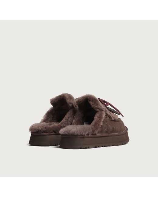 Ugg Brown Disquette Heritage Slipper