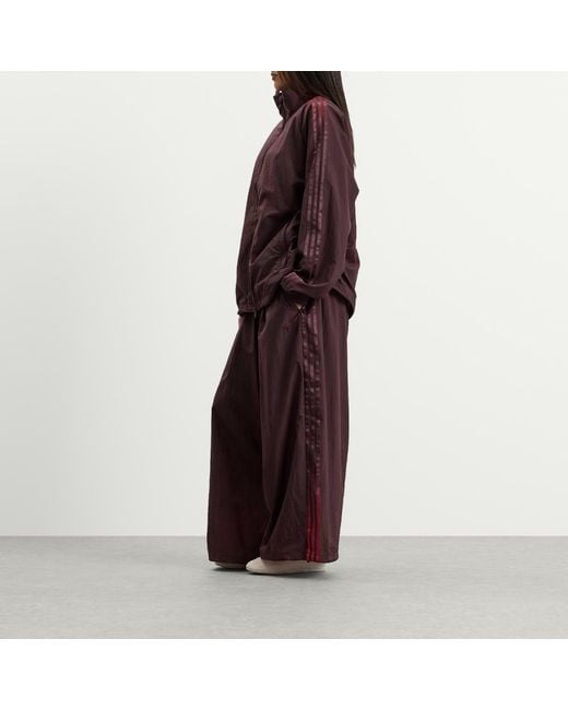 Y-3 Purple Gradient Stripes Wide Leg Trousers
