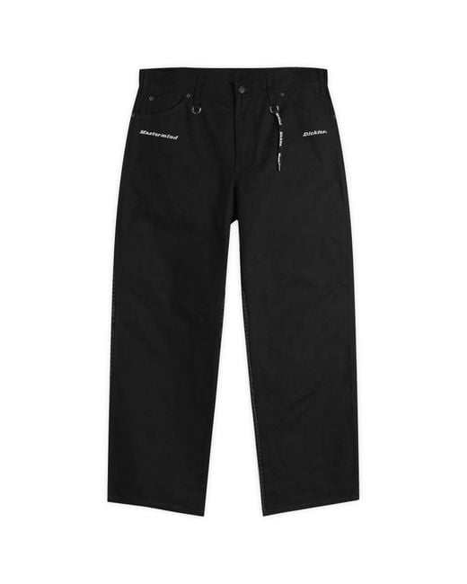MASTERMIND WORLD Black X Dickies Duck Carpenter Pant for men