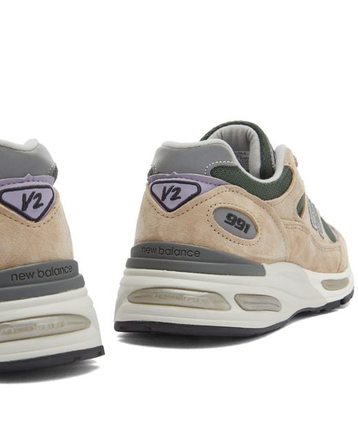 New Balance White U991Dl2 Sneaker Made