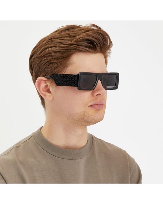 Off-White c/o Virgil Abloh Gray Off- Troy Sunglasses for men