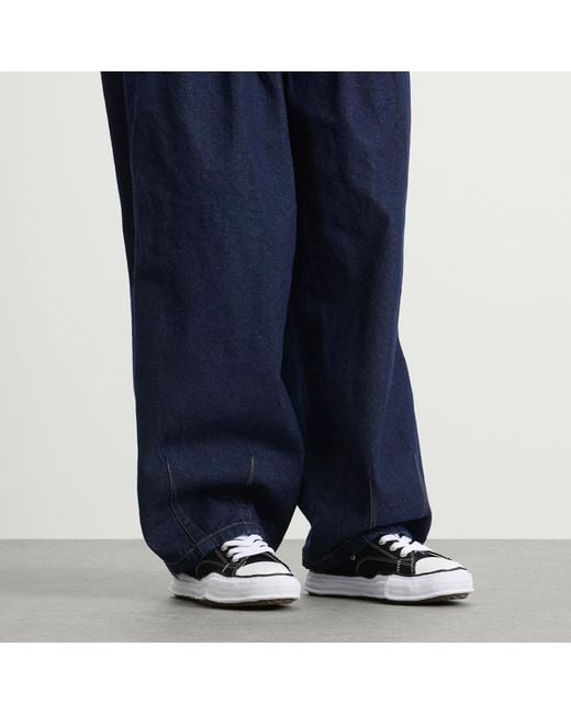 Maison Mihara Yasuhiro Black Peterson Original Sole Canvas Low Sneaker for men