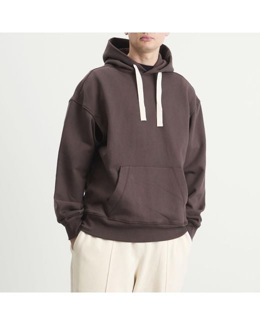 Merely Made Brown Nomadic Oversized Hoodie for men
