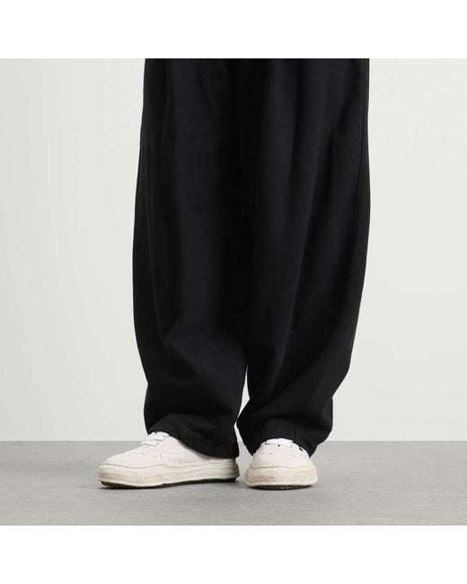 Maison Mihara Yasuhiro White Baker Western Detail Suede Low-Top for men