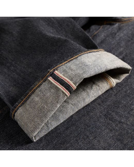 Visvim Blue Social Sculpture 01 Wide Mud Jeans for men