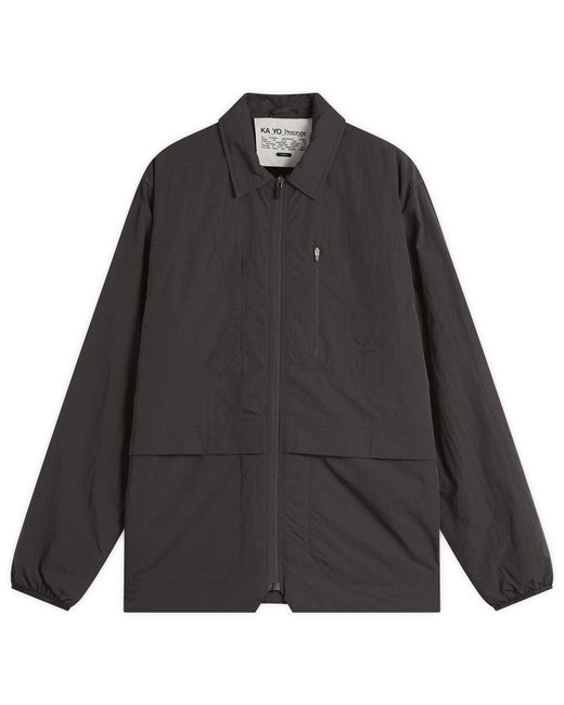 KA_YO_Prototype Black Insulated Overshirt for men