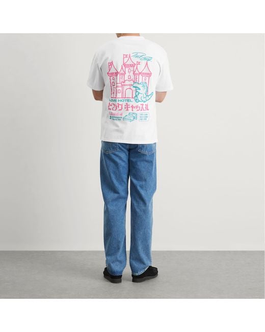 Edwin White Castle T-Shirt for men