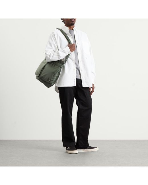 Nanamica White Button Down Wind Shirt for men
