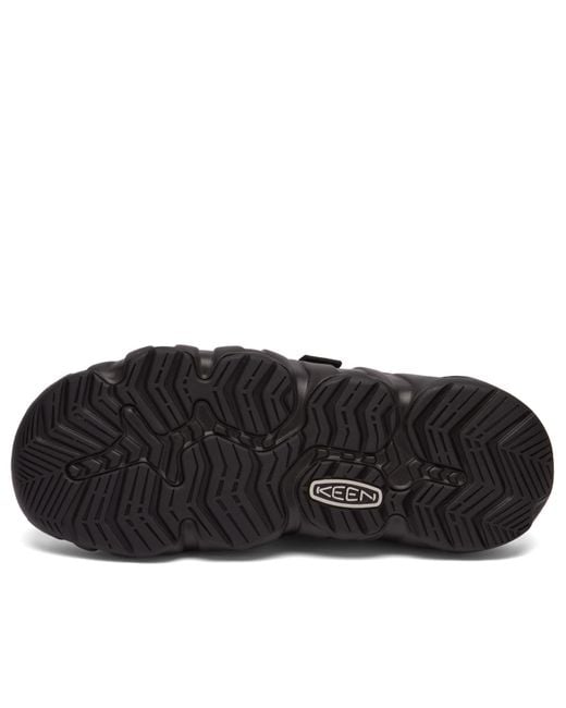 Keen Black Hyperport Leather Clog for men