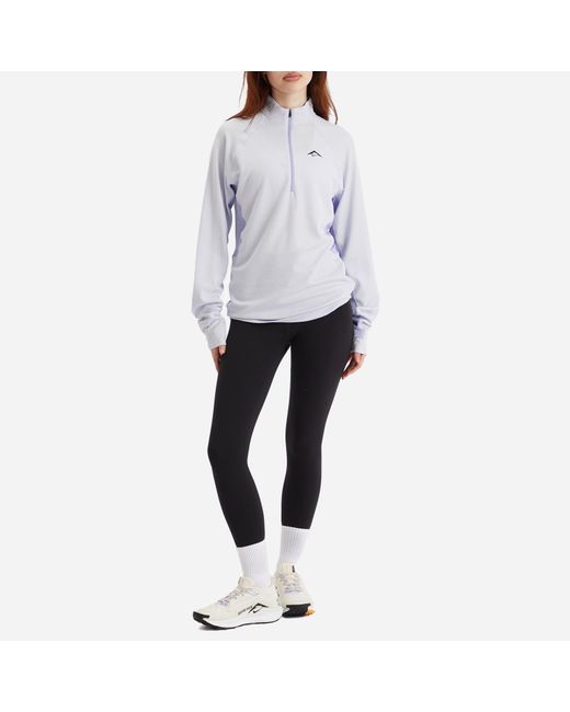 Nike White Dri-Fit Midlayer Half-Zip