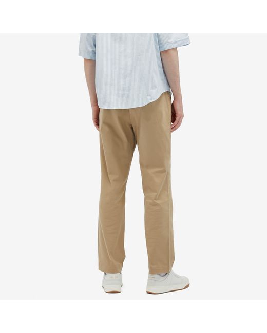 Saint Laurent Natural Straight Chino Trousers for men