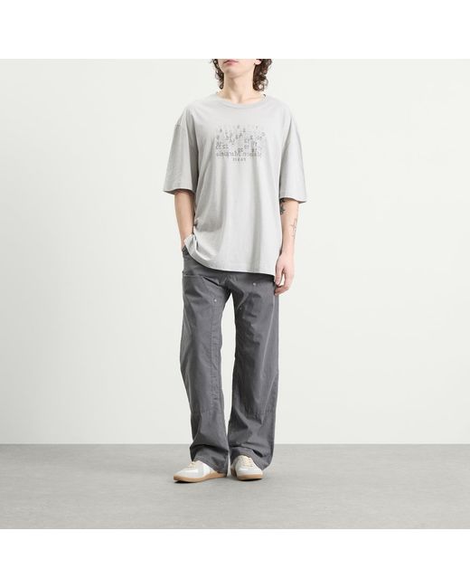 Maison Margiela White Numbers T-Shirt for men