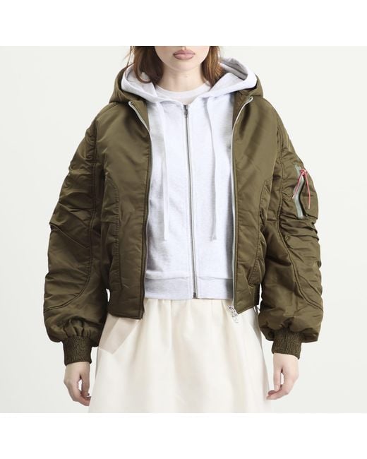 Peachy Den Green The Penny Flight Jacket