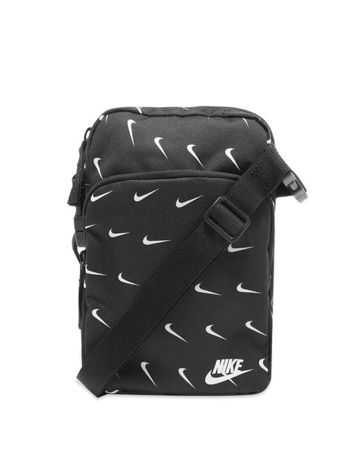Nike Black Heritage Cross Body Bag for men