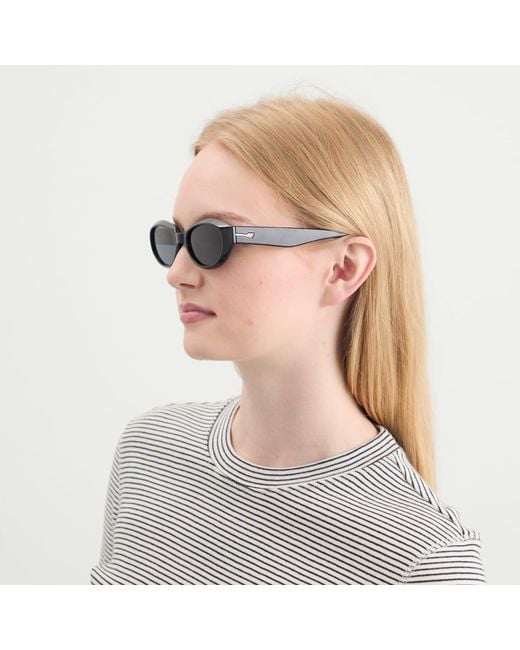 Le Specs Gray Le Bijou Sunglasses