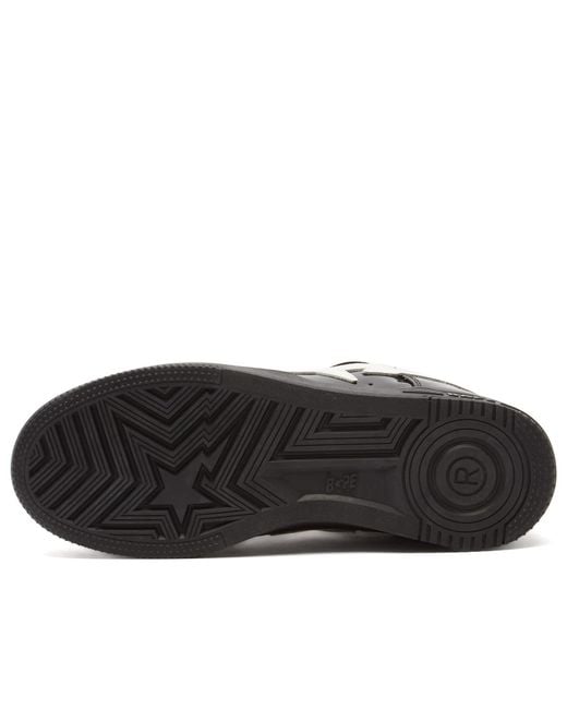 A Bathing Ape Black Bape Sta #1 M2 Sneakers for men