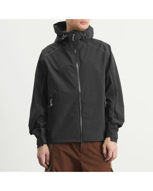 KA_YO_Prototype Black 3-Layer Shell Jacket for men