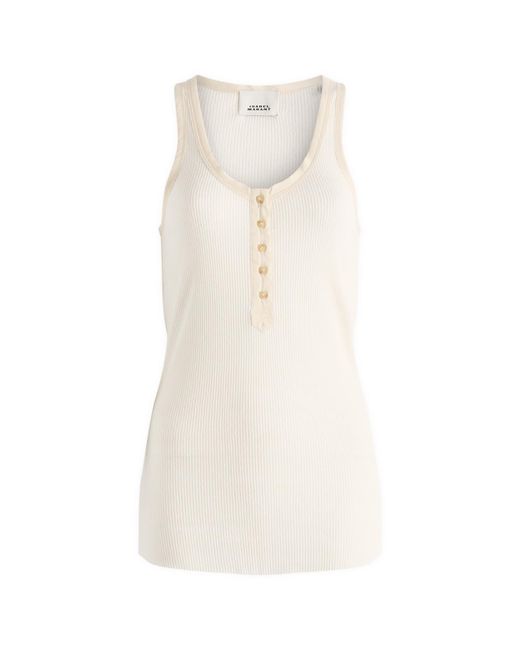 Isabel Marant Natural Helma Vest Top