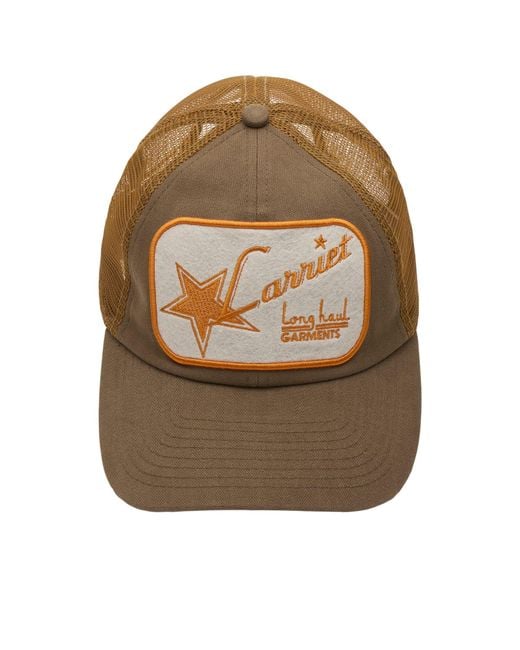 Larriet Brown Haul Trucker Cap for men