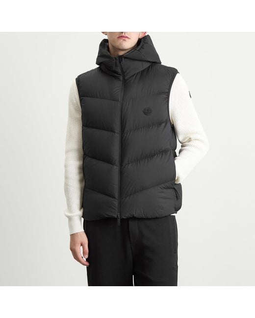 Moncler Black Guersac Vest for men
