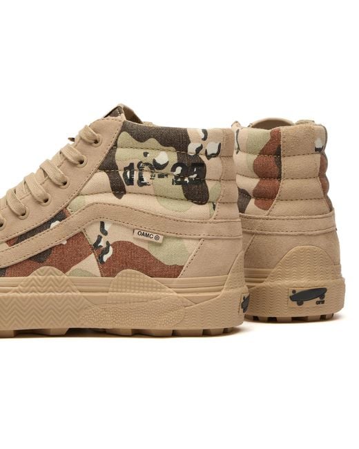 Vans Natural Otw X Oamc X Wtaps Sk8-Hi Gl Lug Sneaker for men