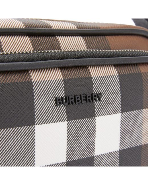 Burberry Metallic Paddy Giant Check Shoulder Bag for men
