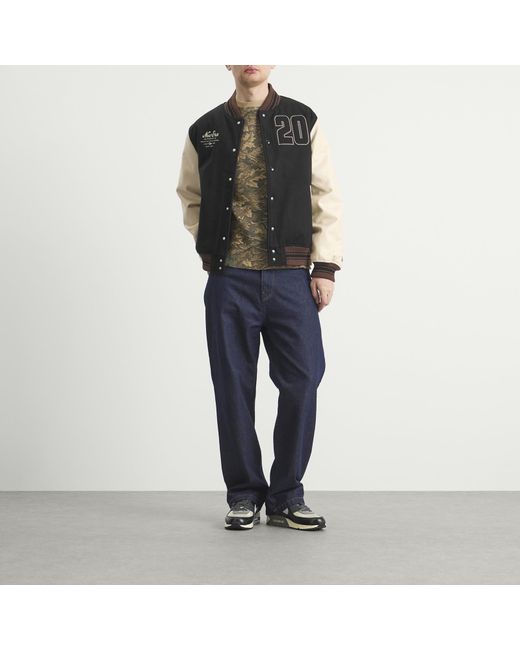 KTZ Black Varsity Jacket for men