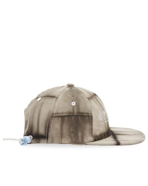 Space Available Brown X Western Hydrodynamic Research Crew Cap for men