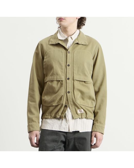 RANRA Green Epitome Cotton Overshirt for men