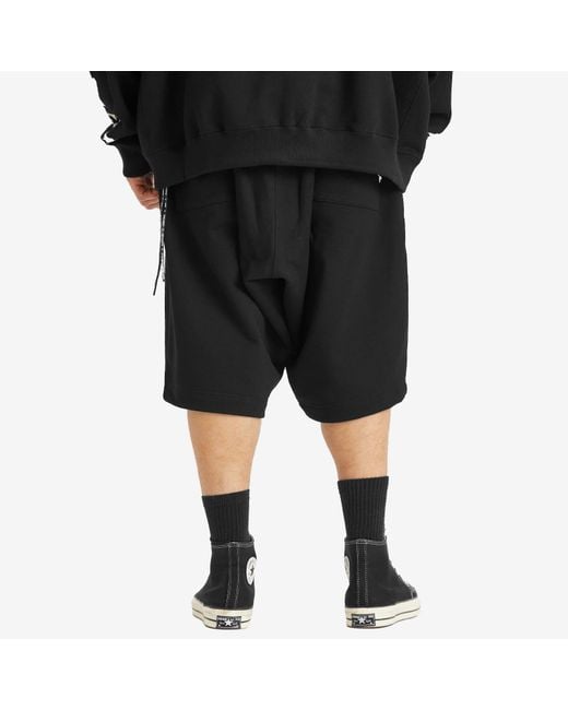 MASTERMIND WORLD Black Og Sweat Shorts for men