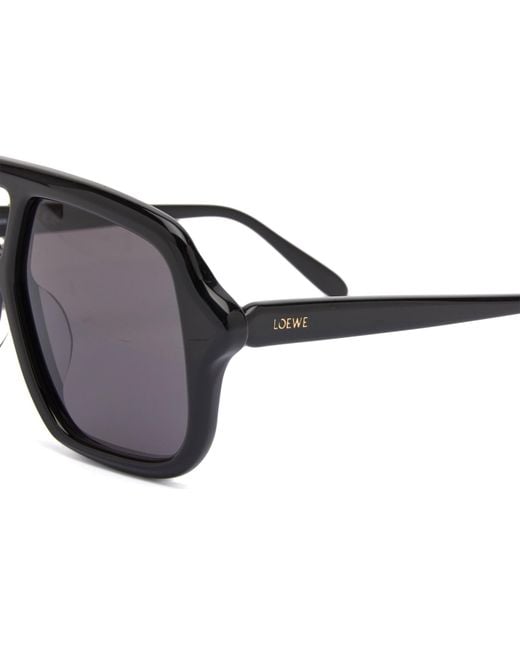 Loewe Gray Slim Pilot Sunglasses